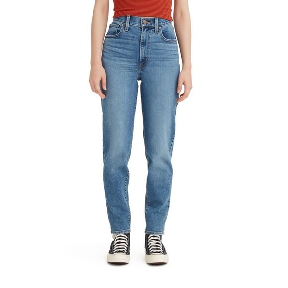 Levi's High Waisted Mom Jeans Womens 30 Blue Vintage Inspired 80s 90s Classic - Picture 1 of 11